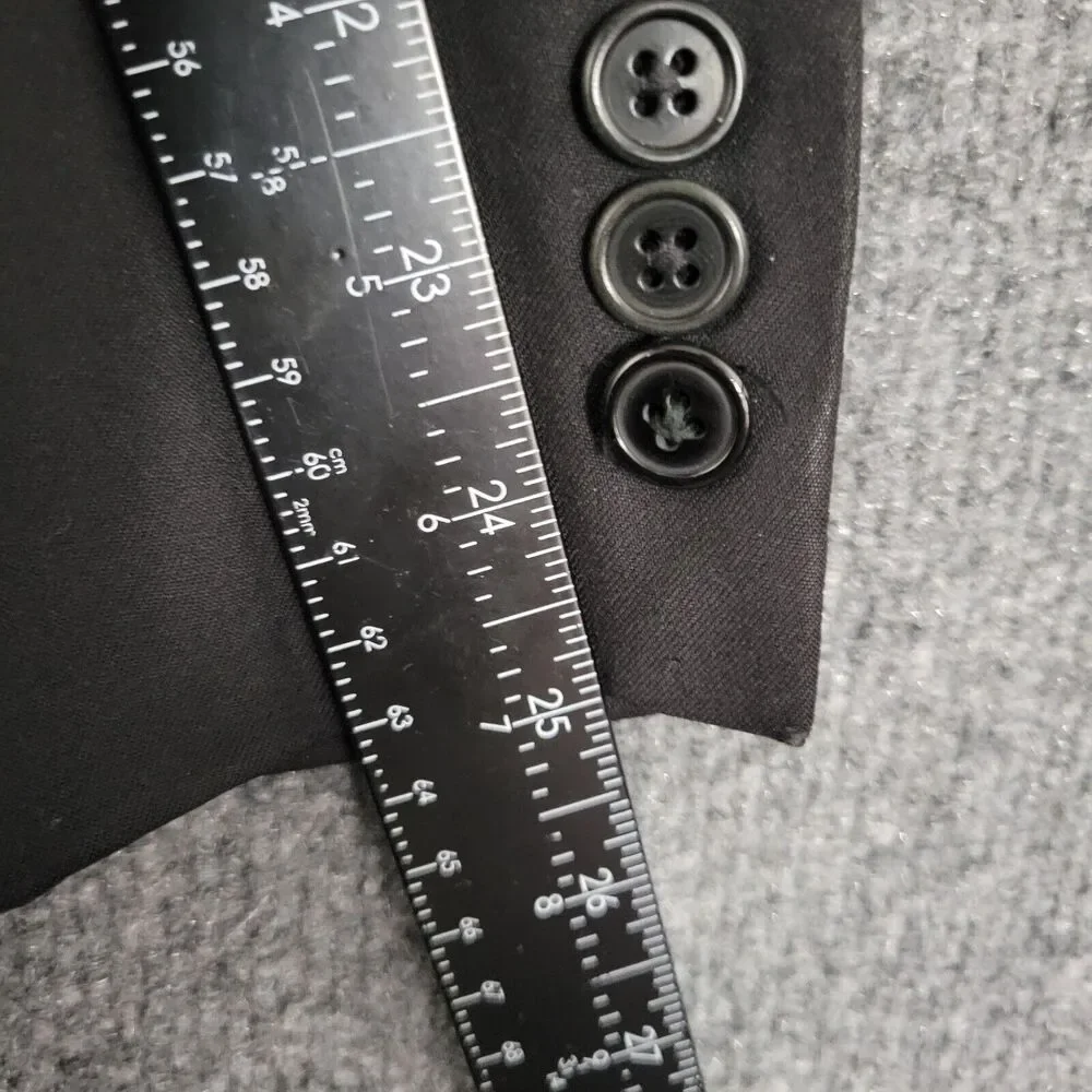 LORO PIANA x DANIEL CREMIEUX Black Blazer Jacket *FLAWS* SIZE 41R